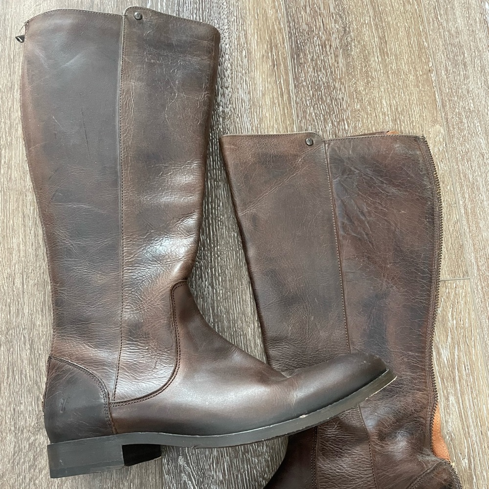 Frye dark brown boots